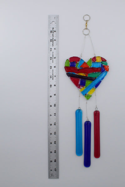 Heart Wind Chime Small - 5004