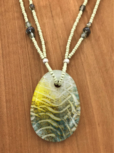 Ocean Green Necklace - 3009