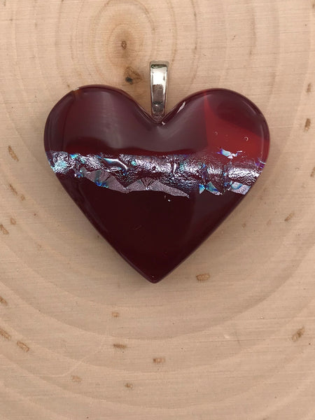 Red Heart Pendant - 1003