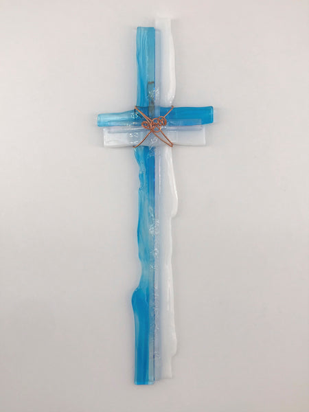 Fused Glass Cross - 406
