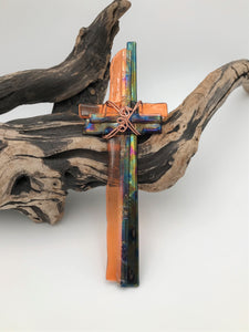 Fused Glass Cross - 315